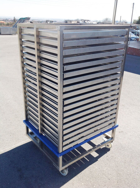 Photo DRYER TROLLEY WITH TRAYS  

